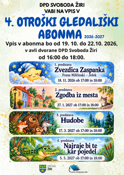 VABILO - GLEDALISˇKI ABONMA